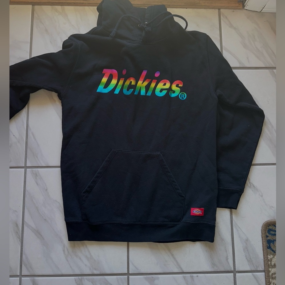 Dickies Black Hoodie with Colorful Logo